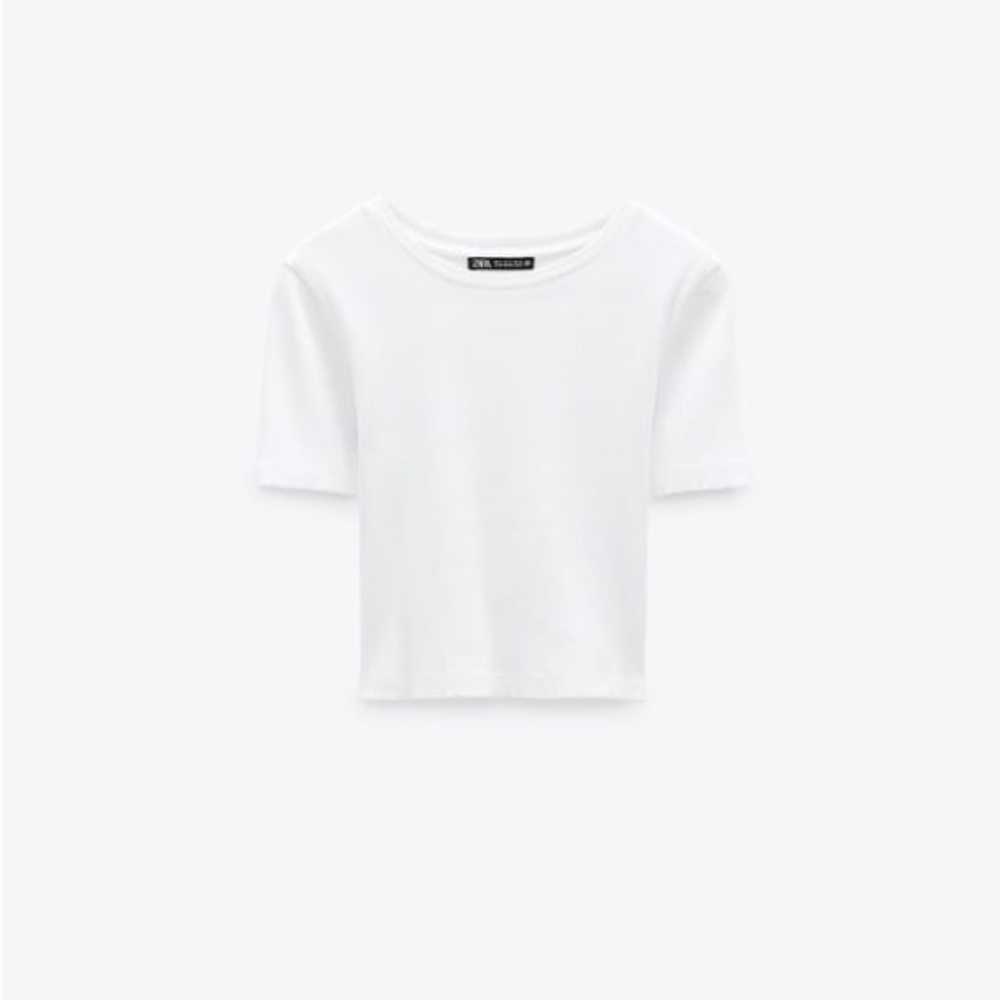 ZARA Ribbed Crop Top